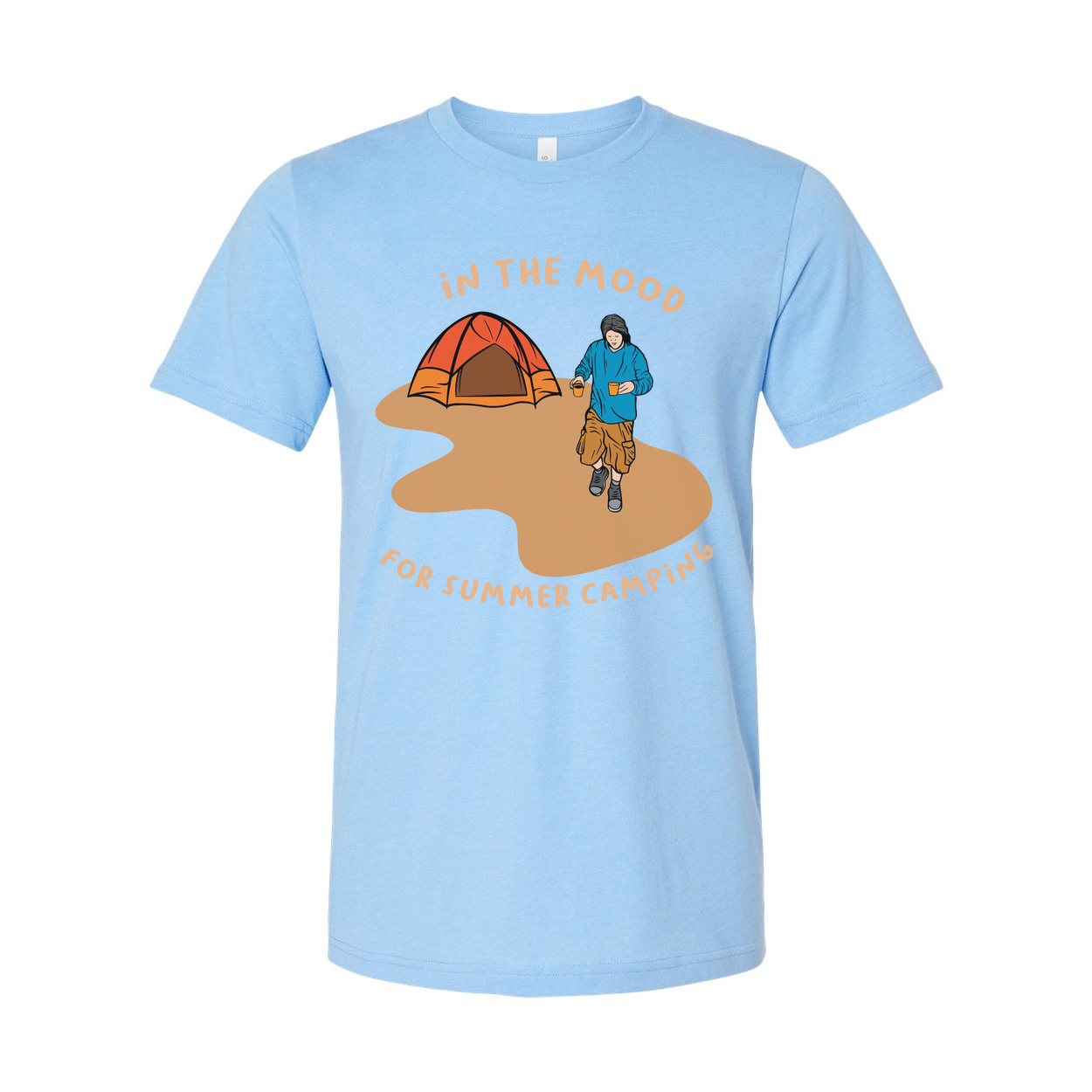 In The Mood For Summer Camping Graphic Tee