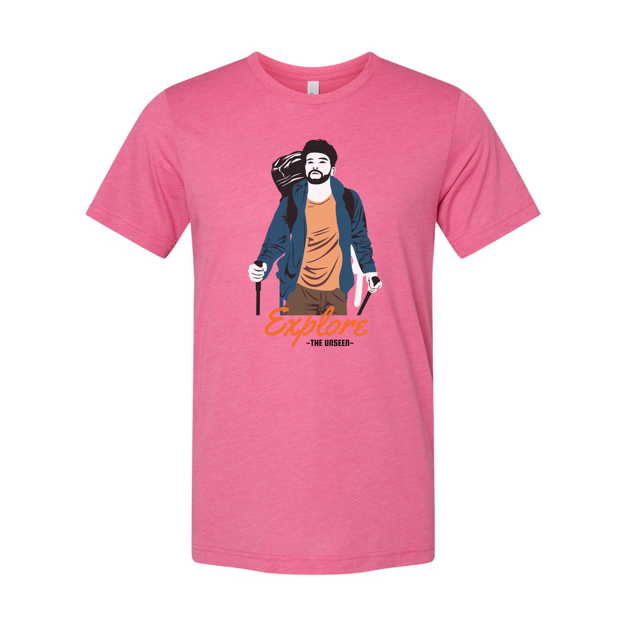 Explore The Unseen Hiking Graphic Unisex T Shirt