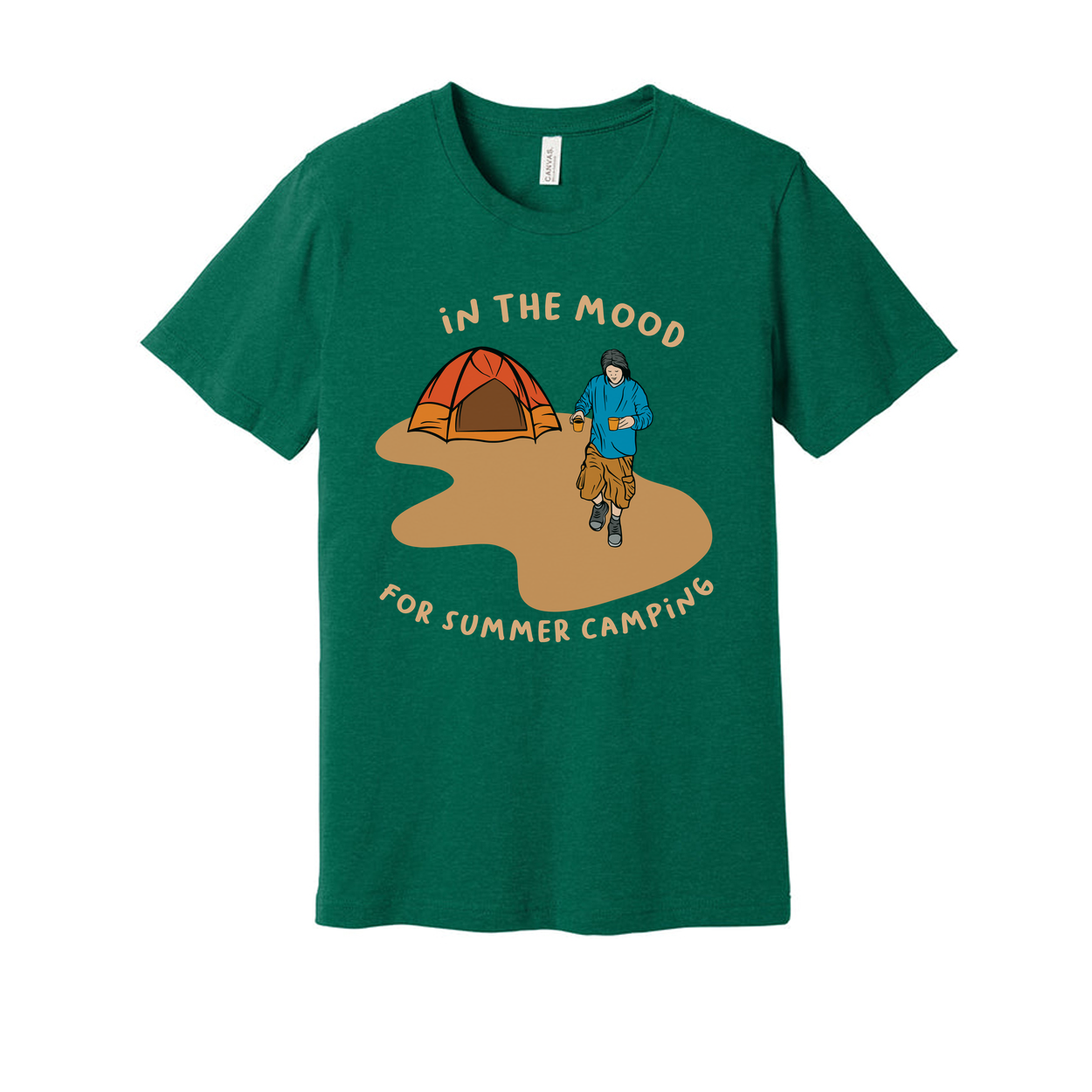 In The Mood For Summer Camping Graphic Tee