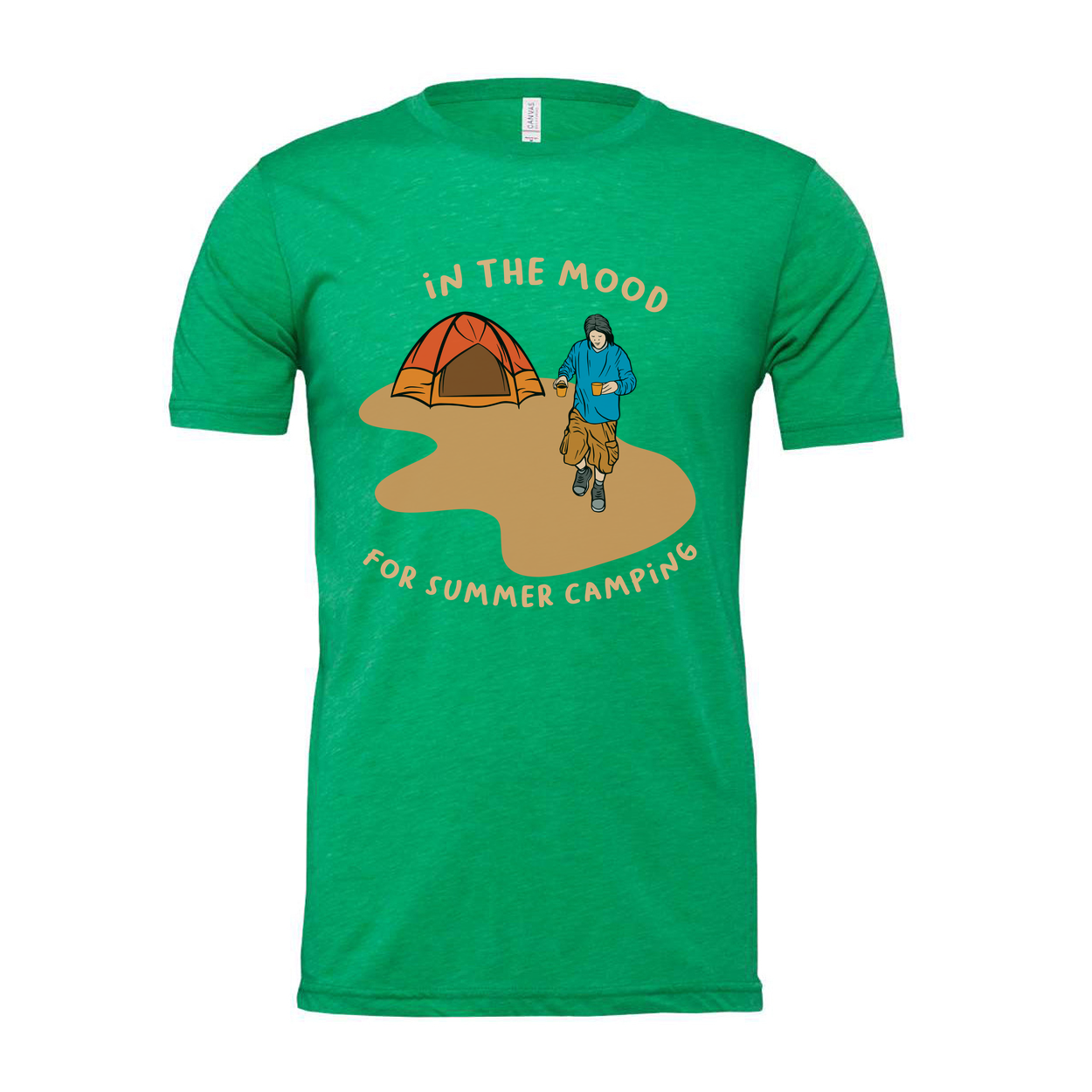 In The Mood For Summer Camping Graphic Tee