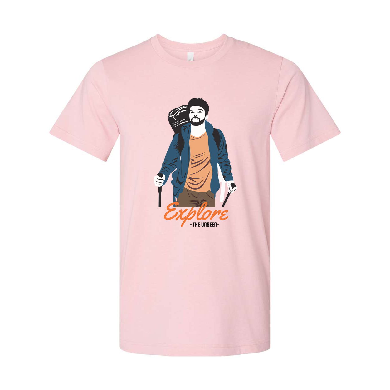Explore The Unseen Hiking Graphic Unisex T Shirt