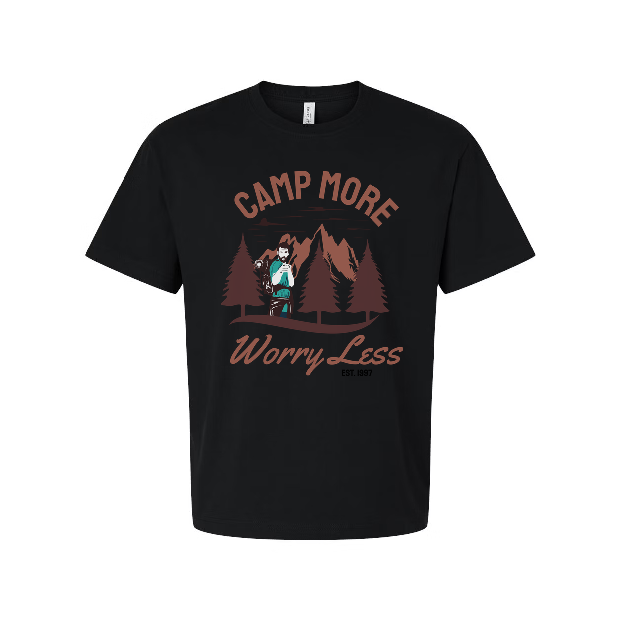 Camp More Worry Less Outdoor Adventure Unisex T Shirt