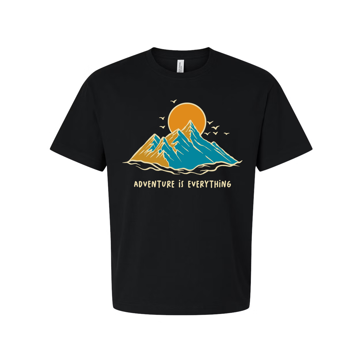 Adventure Is Everything Mountain Scene Graphic T Shirt for Outdoors Enthusiasts Everywhere