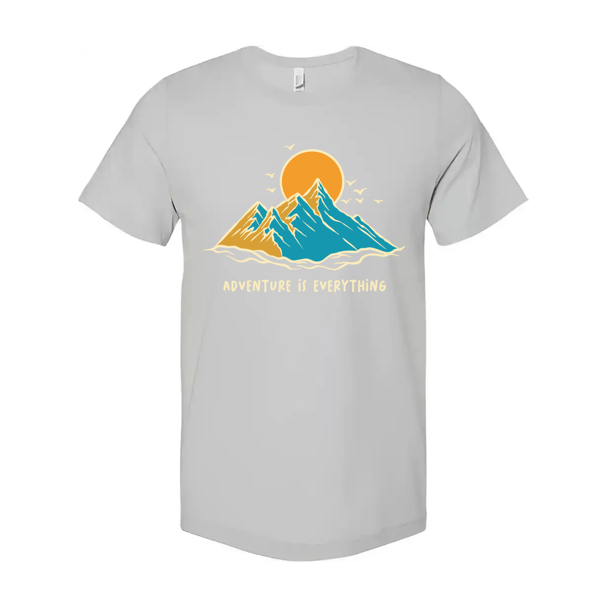 Adventure Is Everything Mountain Scene Graphic T Shirt for Outdoors Enthusiasts Everywhere