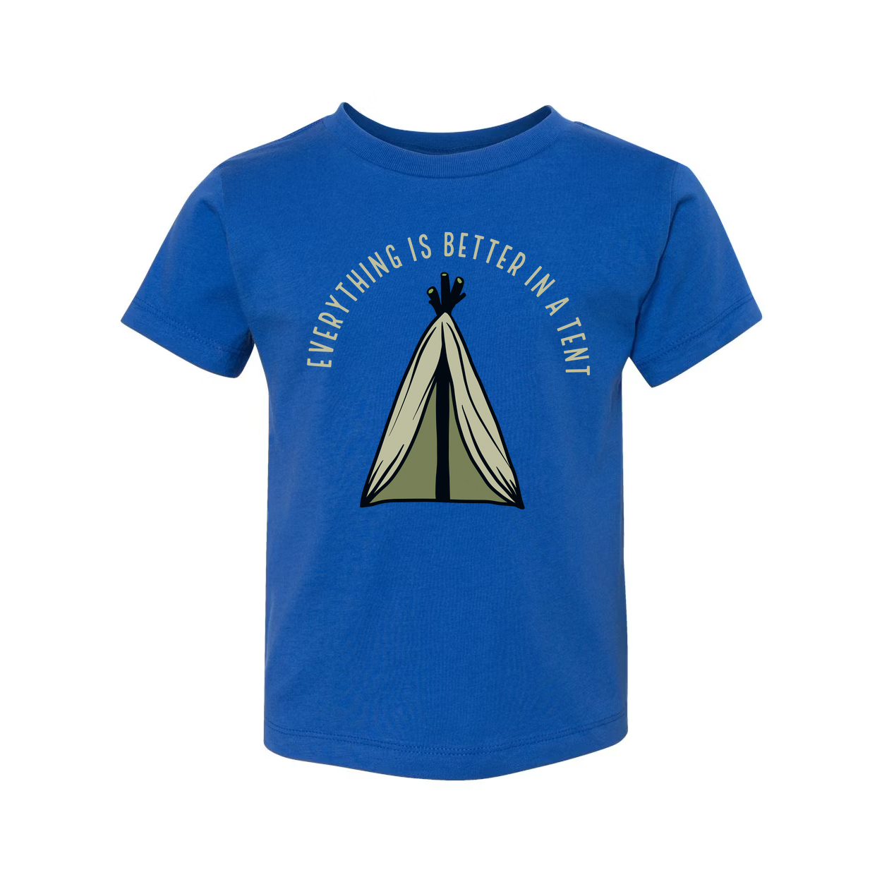 Everything Is Better In A Tent Graphic Tee For Outdoors Enthusiasts Unisex Comfort Wear