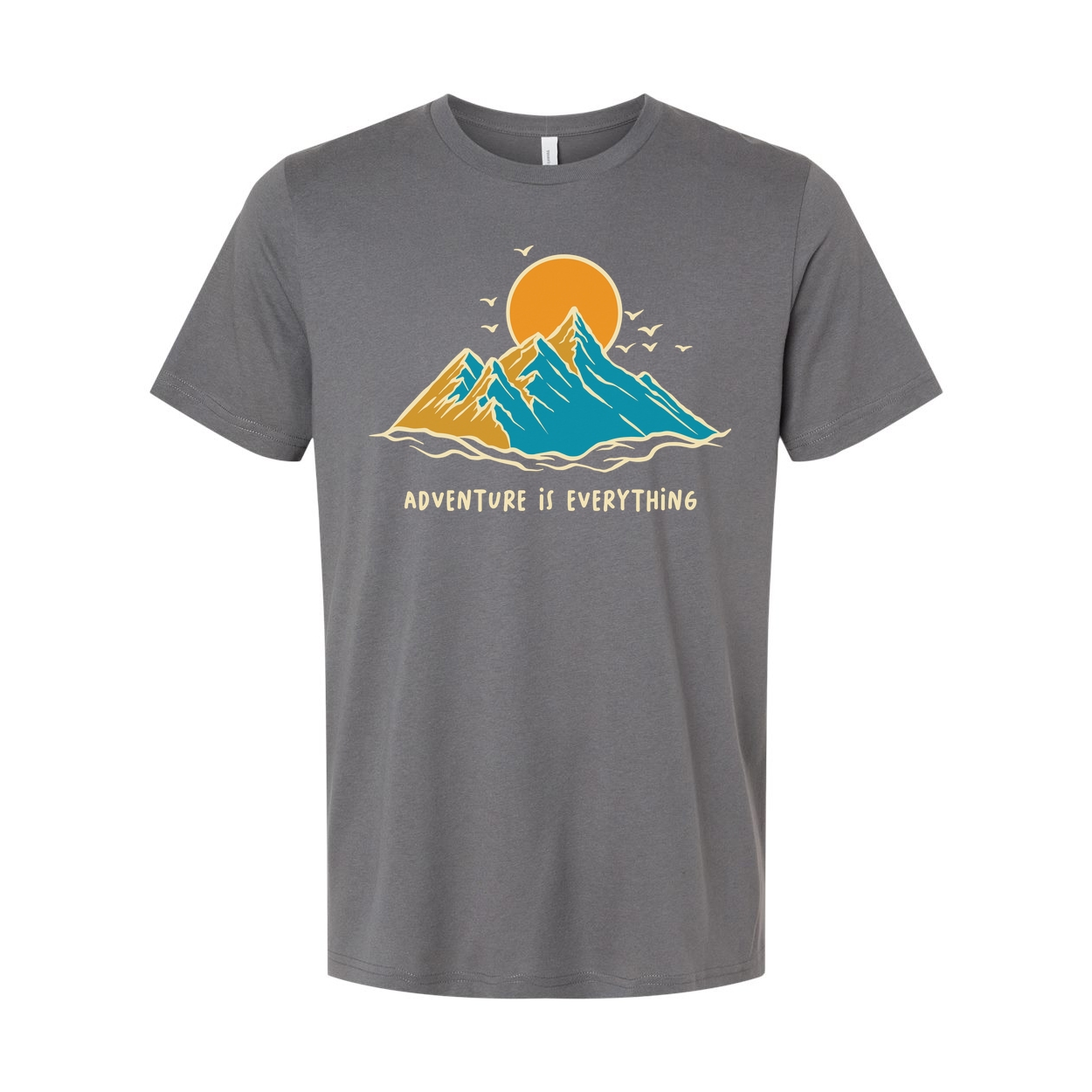 Adventure Is Everything Mountain Scene Graphic T Shirt for Outdoors Enthusiasts Everywhere