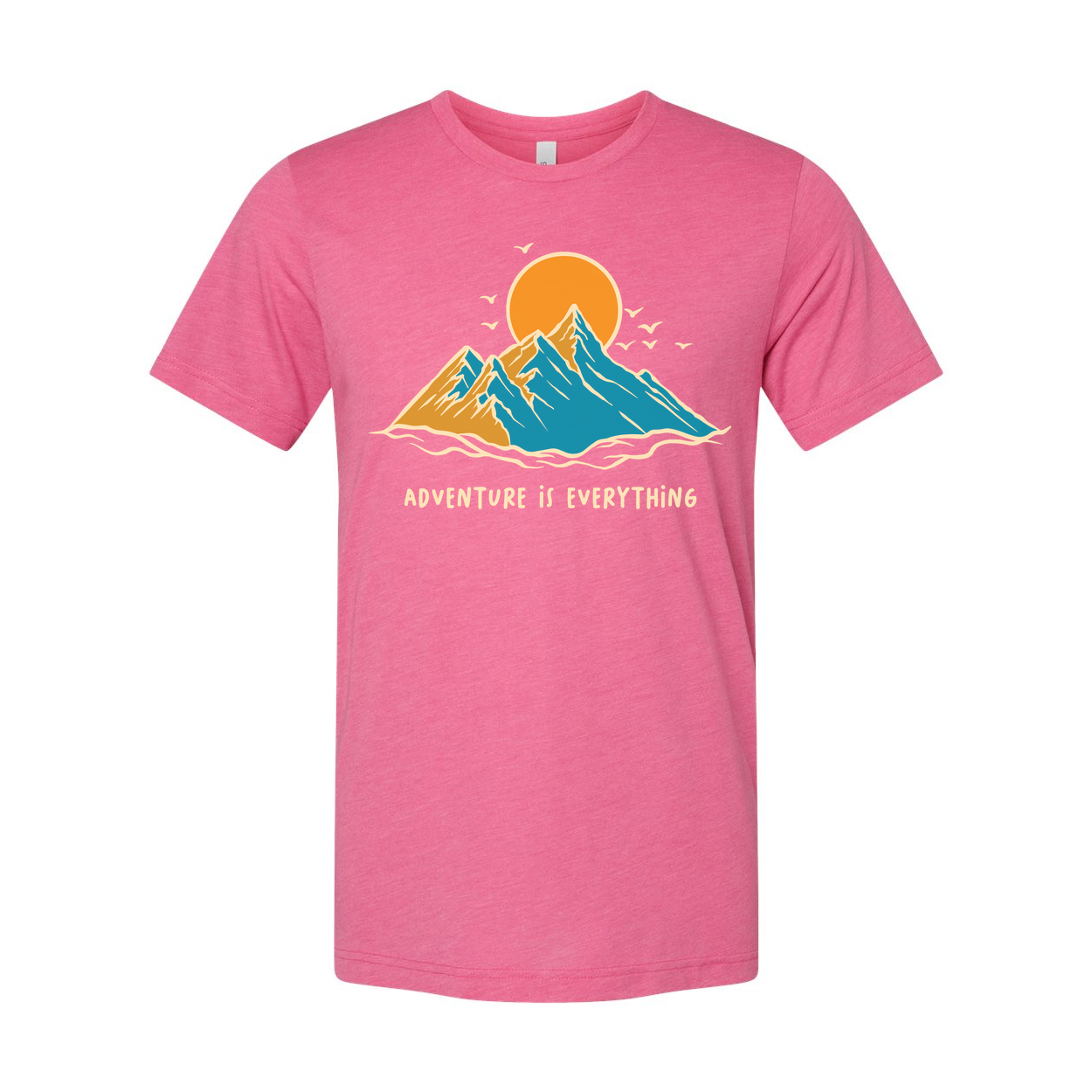Adventure Is Everything Mountain Scene Graphic T Shirt for Outdoors Enthusiasts Everywhere