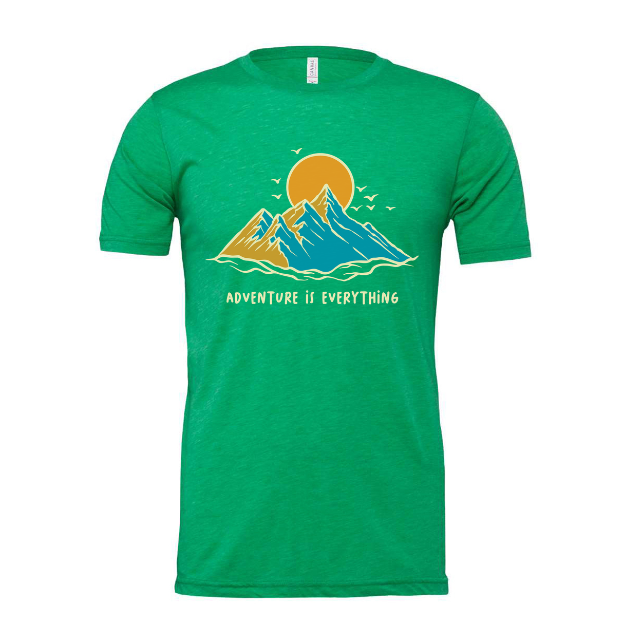 Adventure Is Everything Mountain Scene Graphic T Shirt for Outdoors Enthusiasts Everywhere