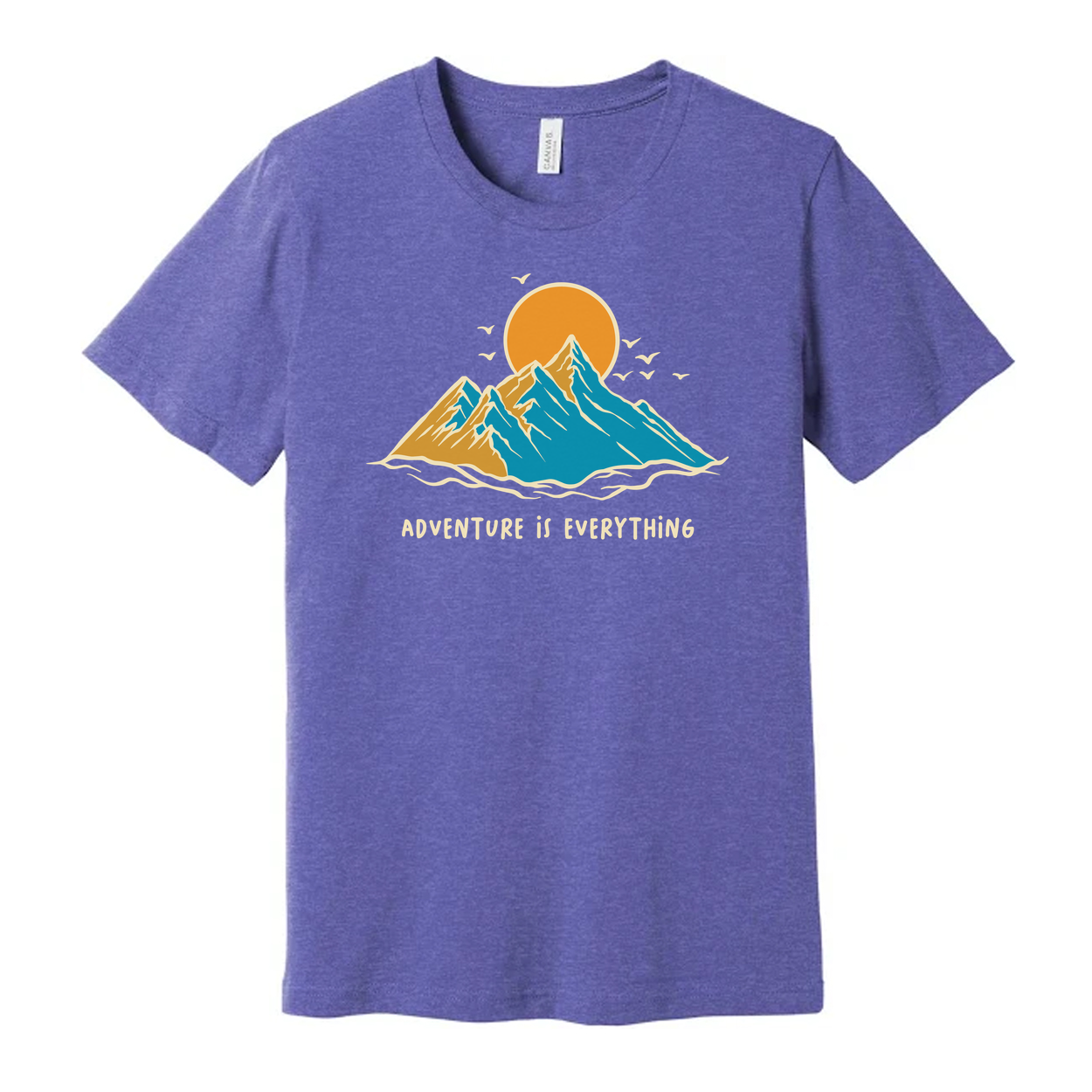 Adventure Is Everything Mountain Scene Graphic T Shirt for Outdoors Enthusiasts Everywhere