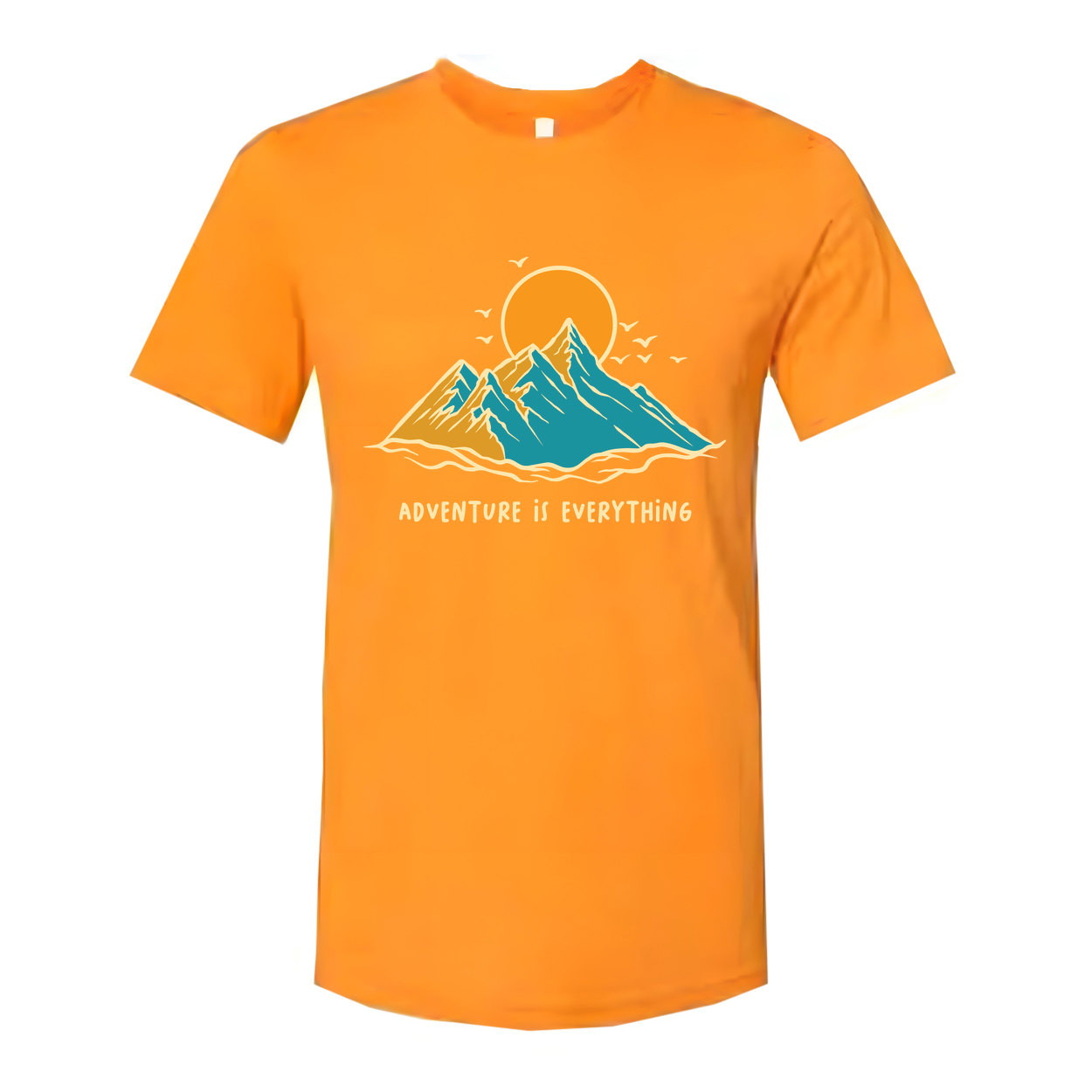 Adventure Is Everything Mountain Scene Graphic T Shirt for Outdoors Enthusiasts Everywhere