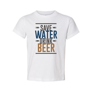 Unisex Save Water Drink Beer T Shirt
