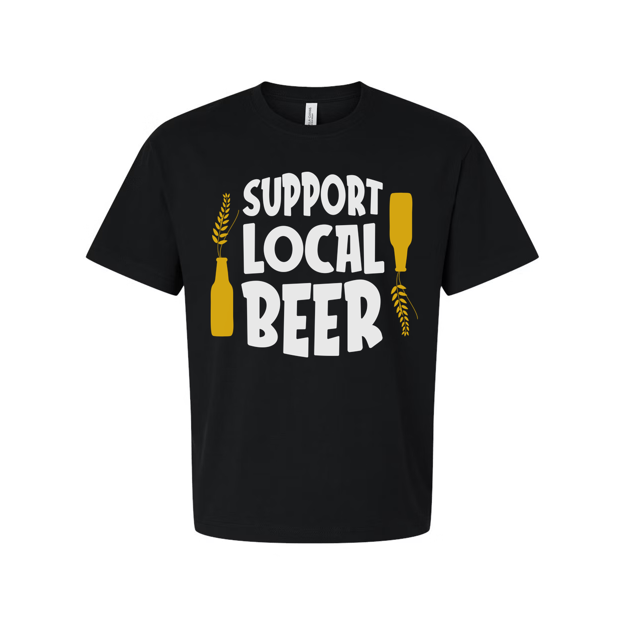 Support Local Beer Graphic Tee For Beer Enthusiasts Unisex T Shirt Casual Wear Everyday Comfort