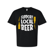 Support Local Beer Graphic Tee For Beer Enthusiasts Unisex T Shirt Casual Wear Everyday Comfort
