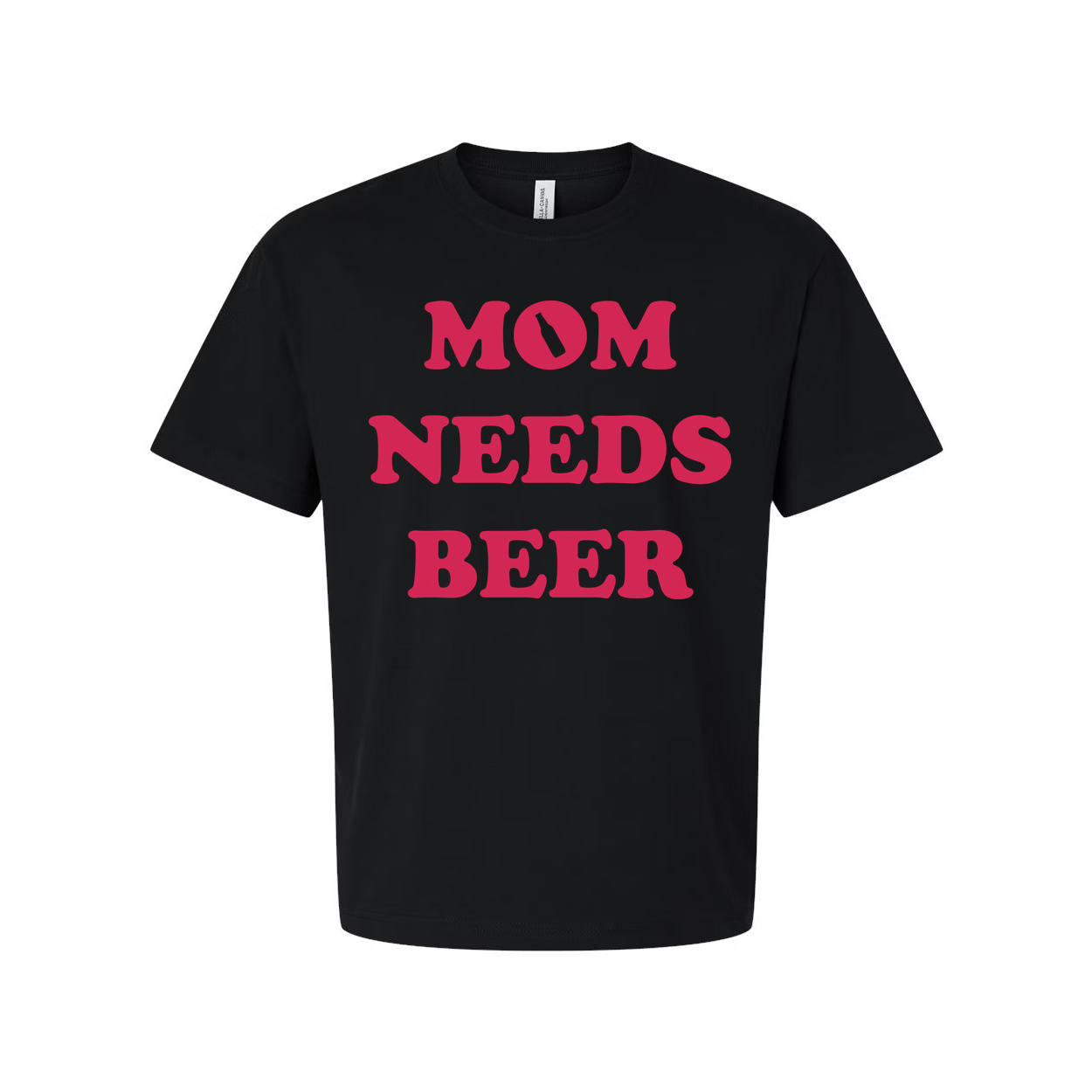 Unisex Mom Needs Beer Graphic Tee