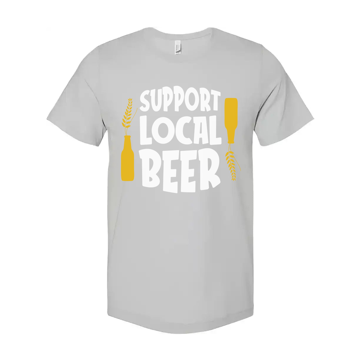 Support Local Beer Graphic Tee For Beer Enthusiasts Unisex T Shirt Casual Wear Everyday Comfort