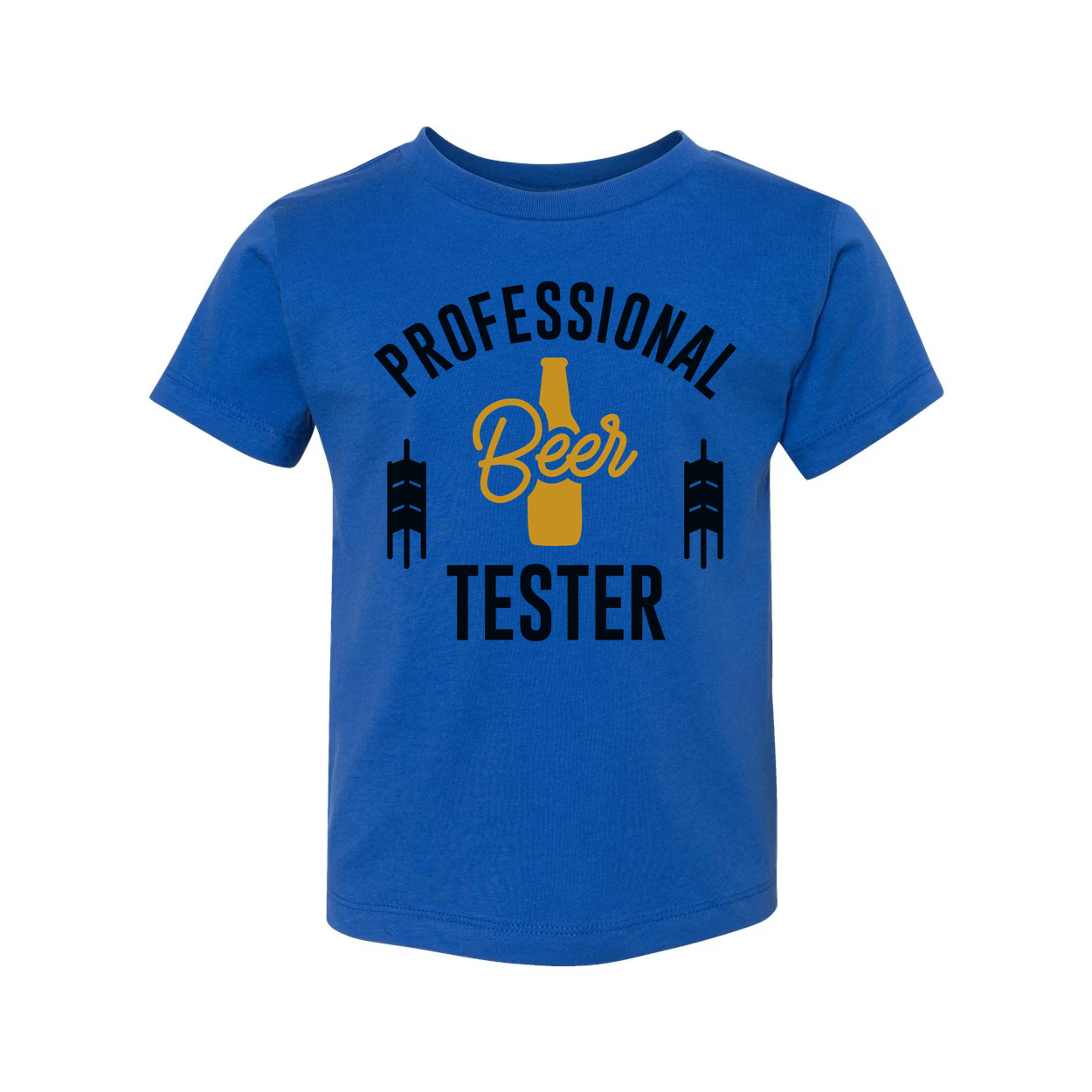 Professional Beer Tester Graphic Tee For Unisex Fit With Bottle Icon Design And Artwork