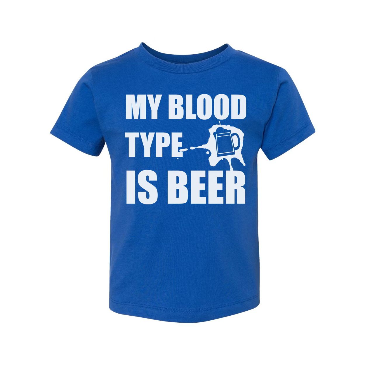 My Blood Type Is Beer Graphic Unisex T Shirt For Beer Lovers Casual Wear Everyday Clothes