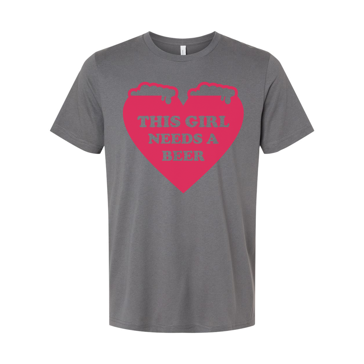 This Girl Needs A Beer Graphic Unisex Short Sleeve T Shirt For Casual Wear And Everyday Style