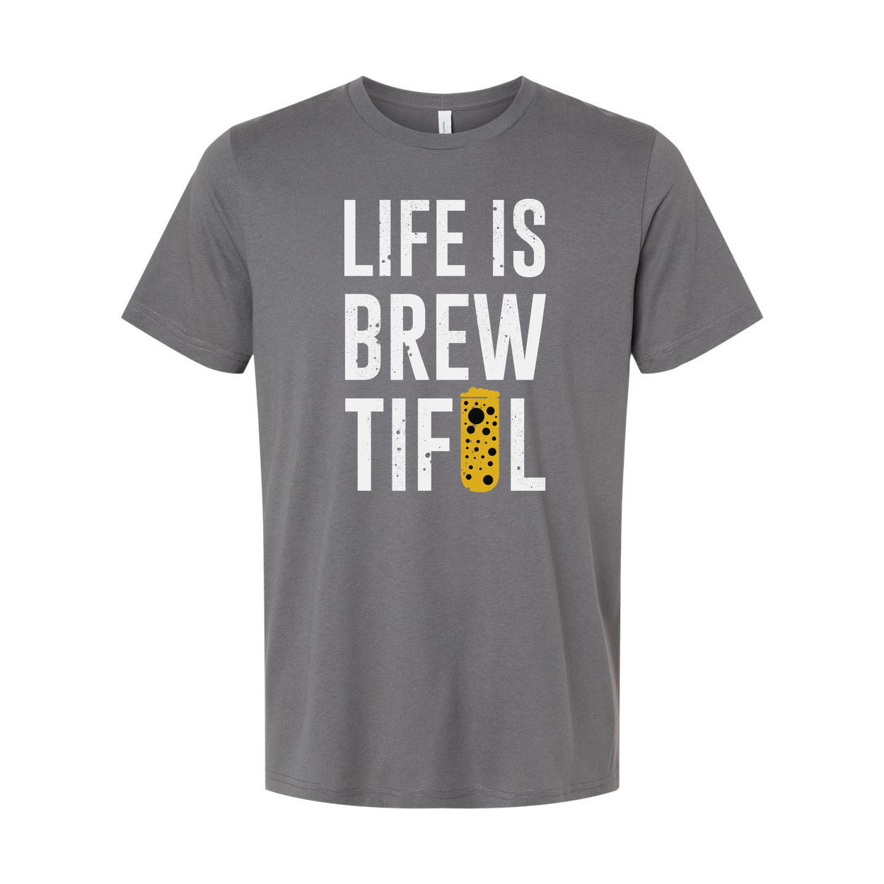 Life Is Brewtiful Beer Graphic T Shirt Unisex Short Sleeve Tee For Beer Lovers Everywhere