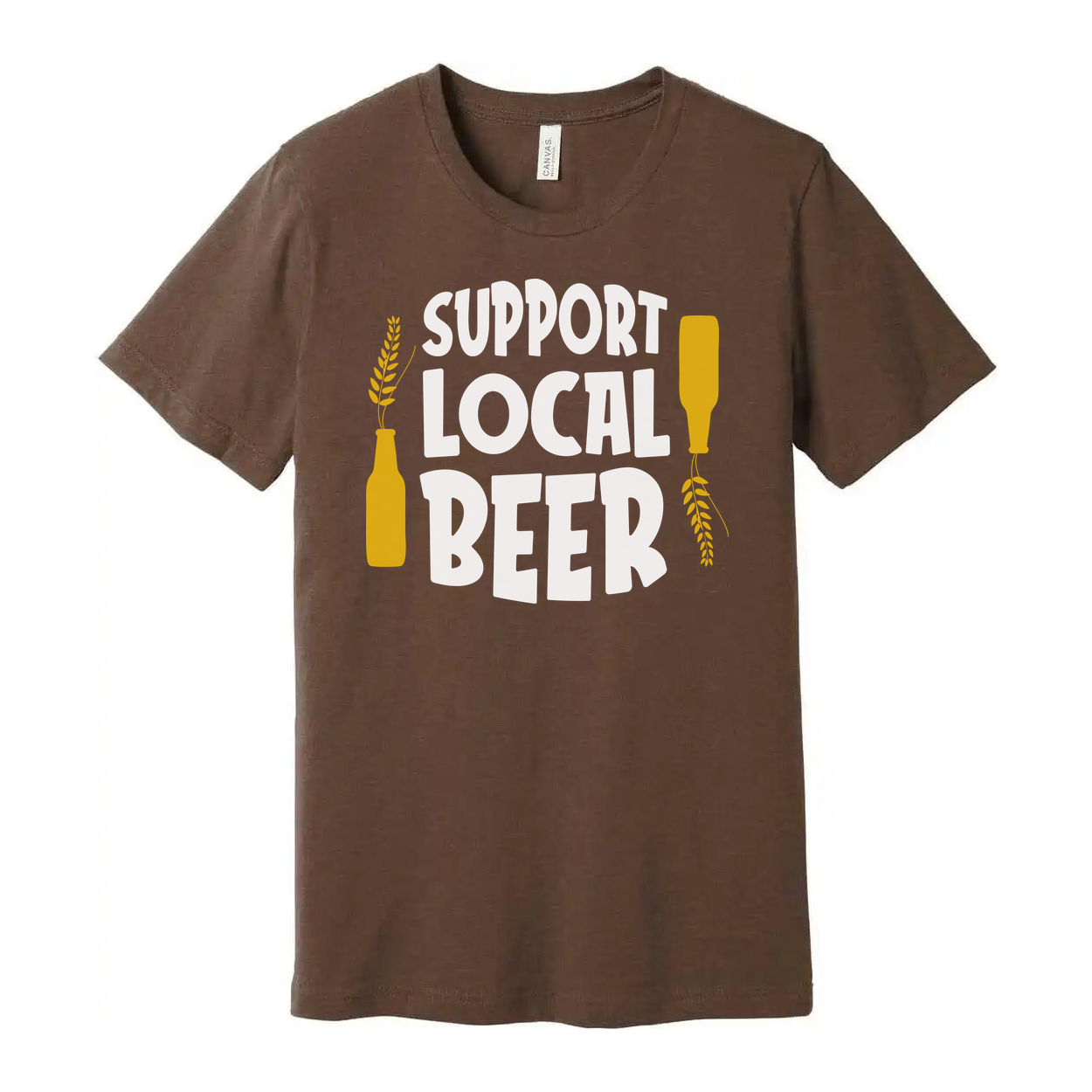 Support Local Beer Graphic Tee For Beer Enthusiasts Unisex T Shirt Casual Wear Everyday Comfort