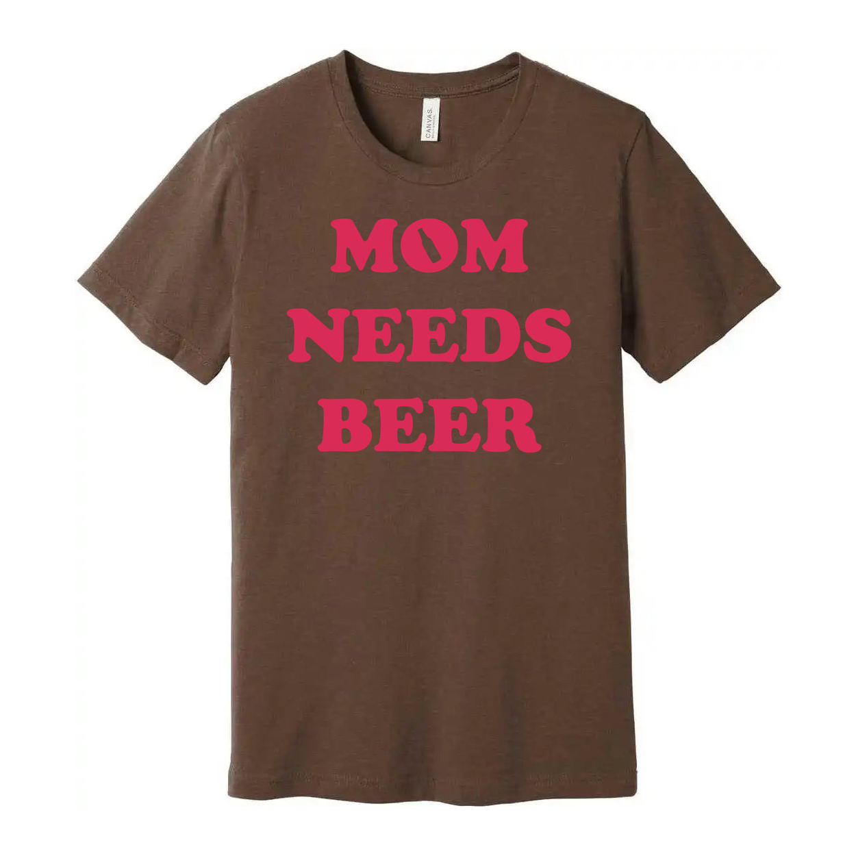 Unisex Mom Needs Beer Graphic Tee