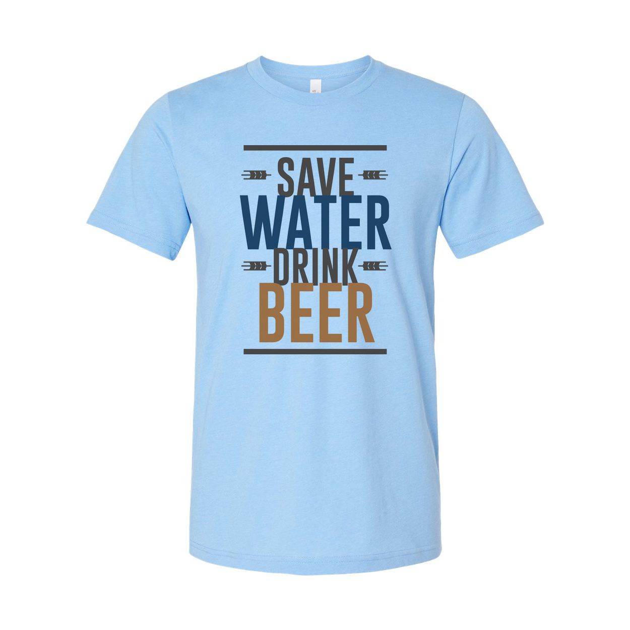 Unisex Save Water Drink Beer T Shirt