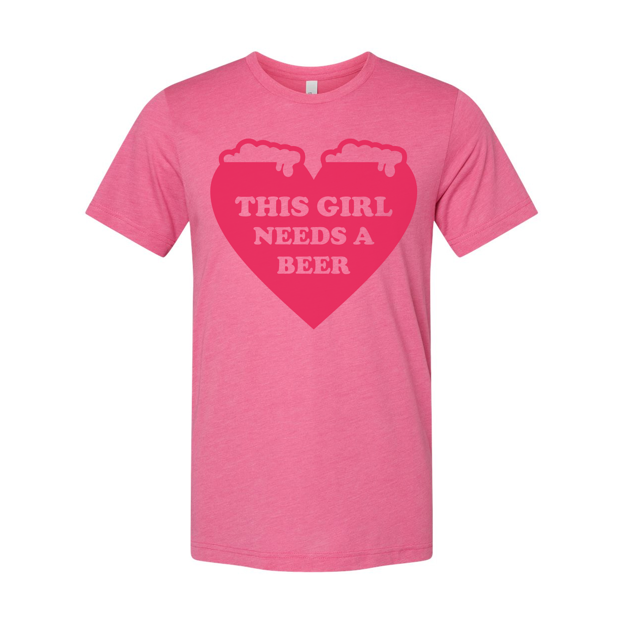 This Girl Needs A Beer Graphic Unisex Short Sleeve T Shirt For Casual Wear And Everyday Style