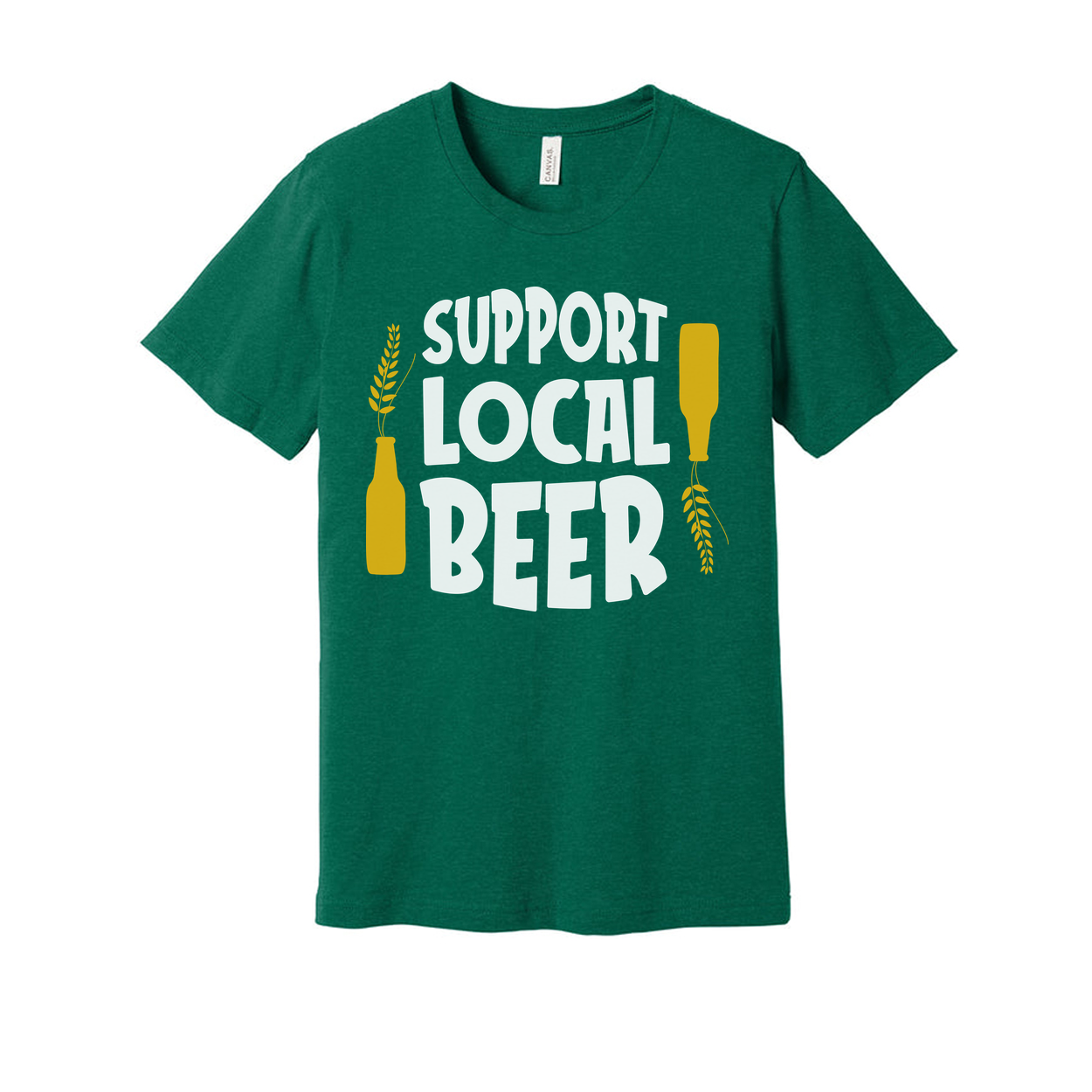 Support Local Beer Graphic Tee For Beer Enthusiasts Unisex T Shirt Casual Wear Everyday Comfort