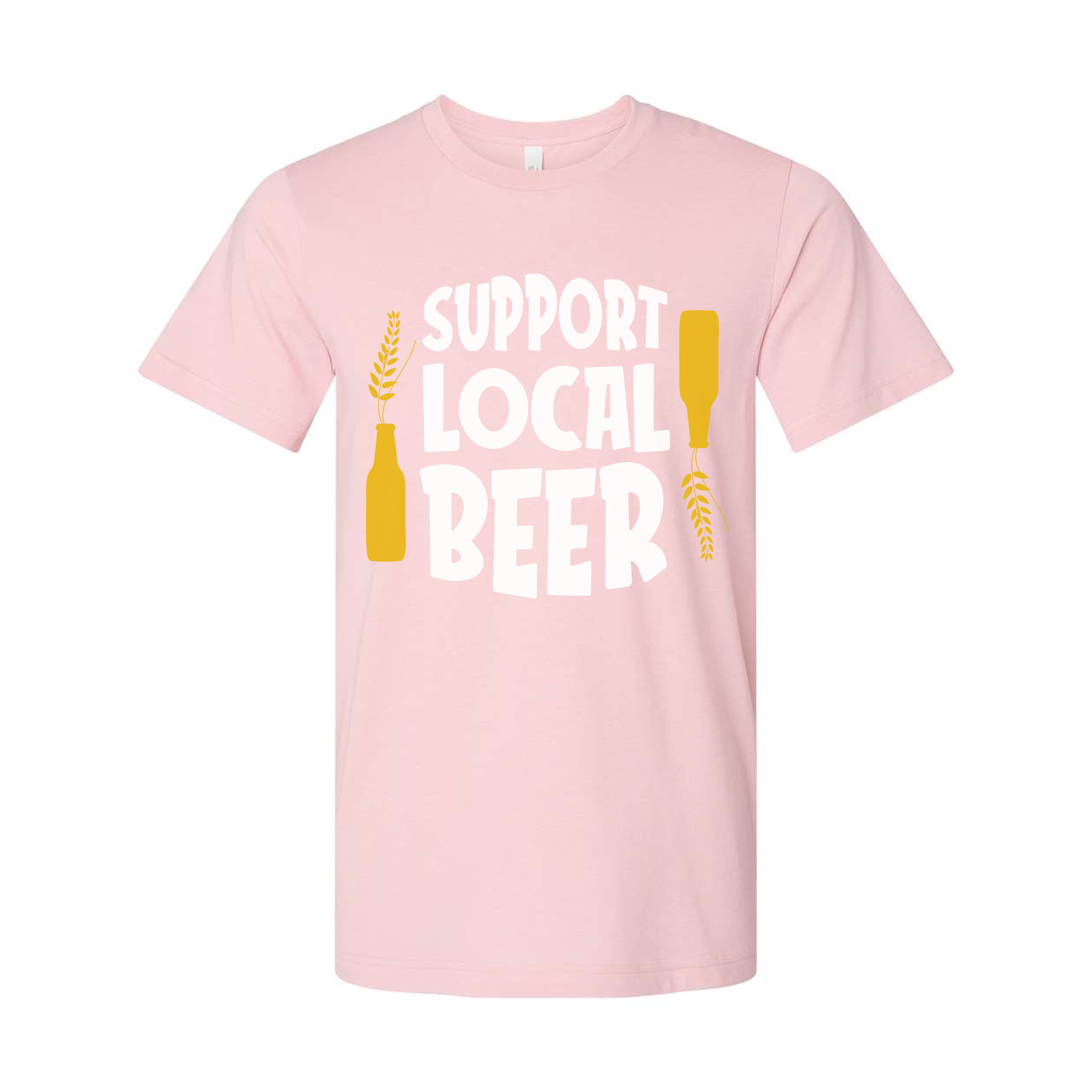 Support Local Beer Graphic Tee For Beer Enthusiasts Unisex T Shirt Casual Wear Everyday Comfort