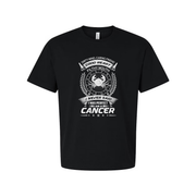 Unisex Zodiac Cancer Graphic T Shirt Featuring Emblem And Zodiac Sign For Everyday Fashion