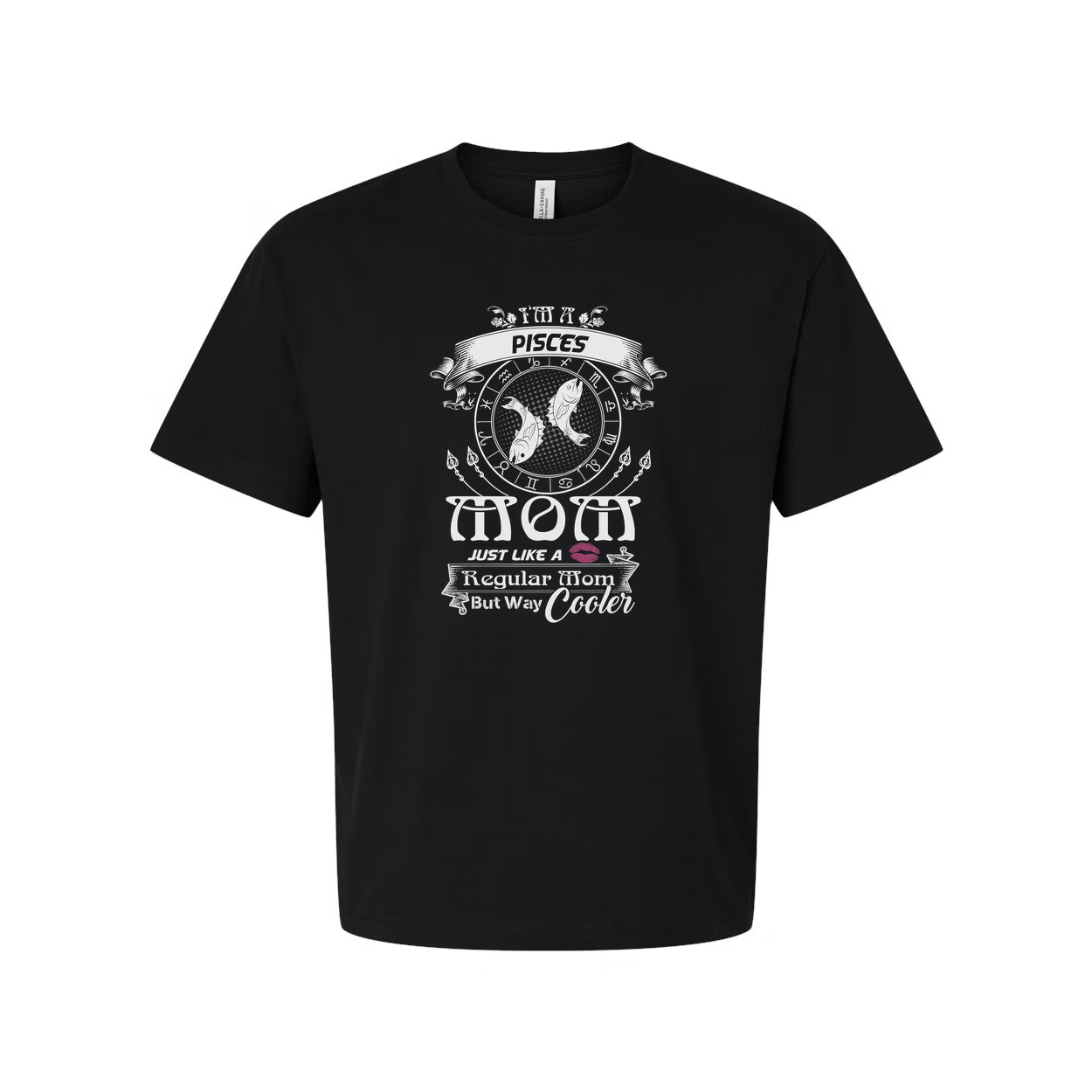 Unisex Pisces Zodiac Moon Phase Graphic Tee For Astrology Lovers And Horoscope Enthusiasts