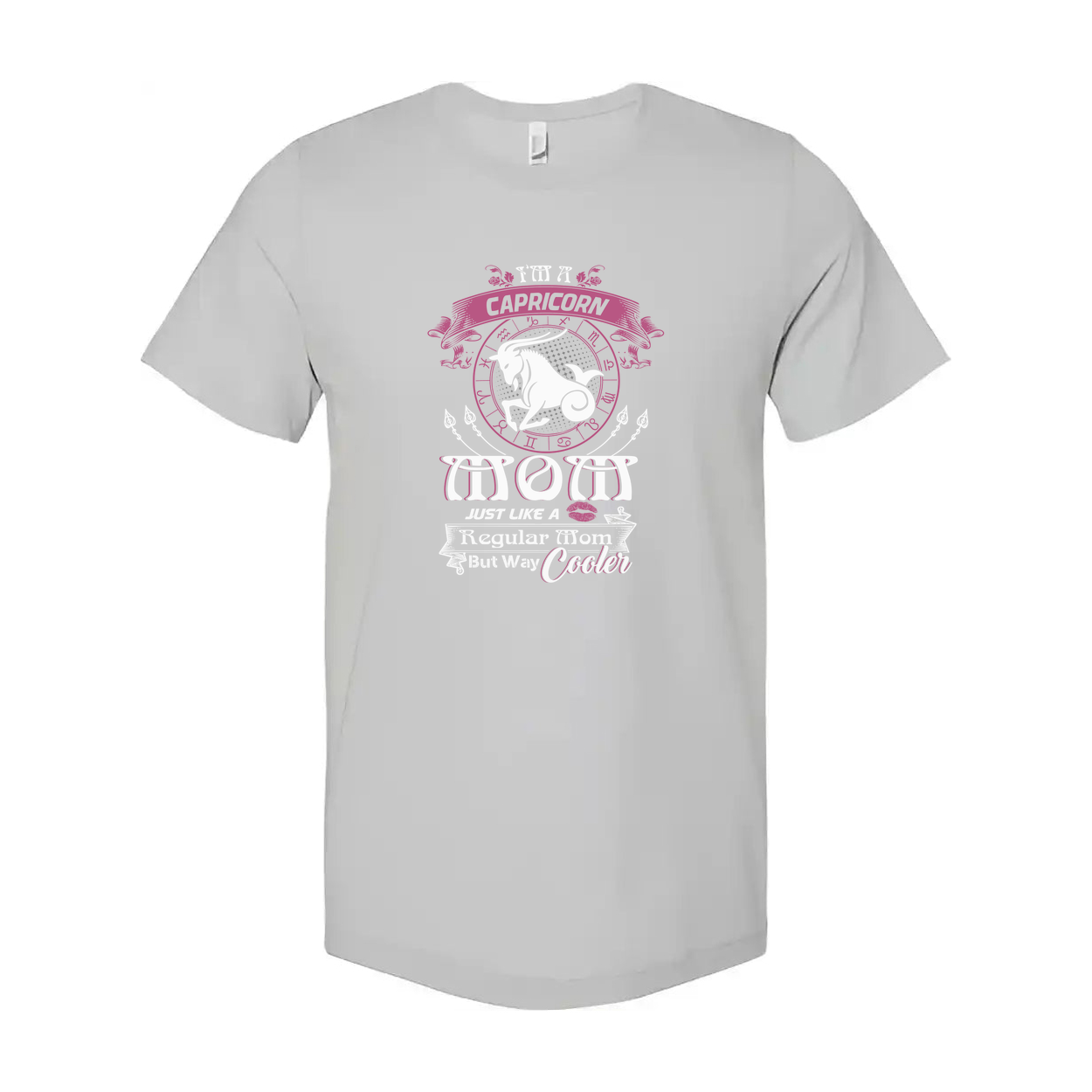 Capricorn Mom Zodiac Graphic Tee Unisex With Astrological Ring Emblem Design Premium Edition