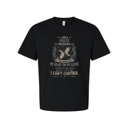 Pisces Zodiac Unisex T Shirt With Quote I Am A Pisces Woman I Was Born With My Heart On My Sleeve