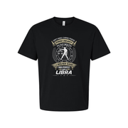 Libra Zodiac Graphic Tee For Men And Women Unisex Casual Comfort With Circle Emblem And Script