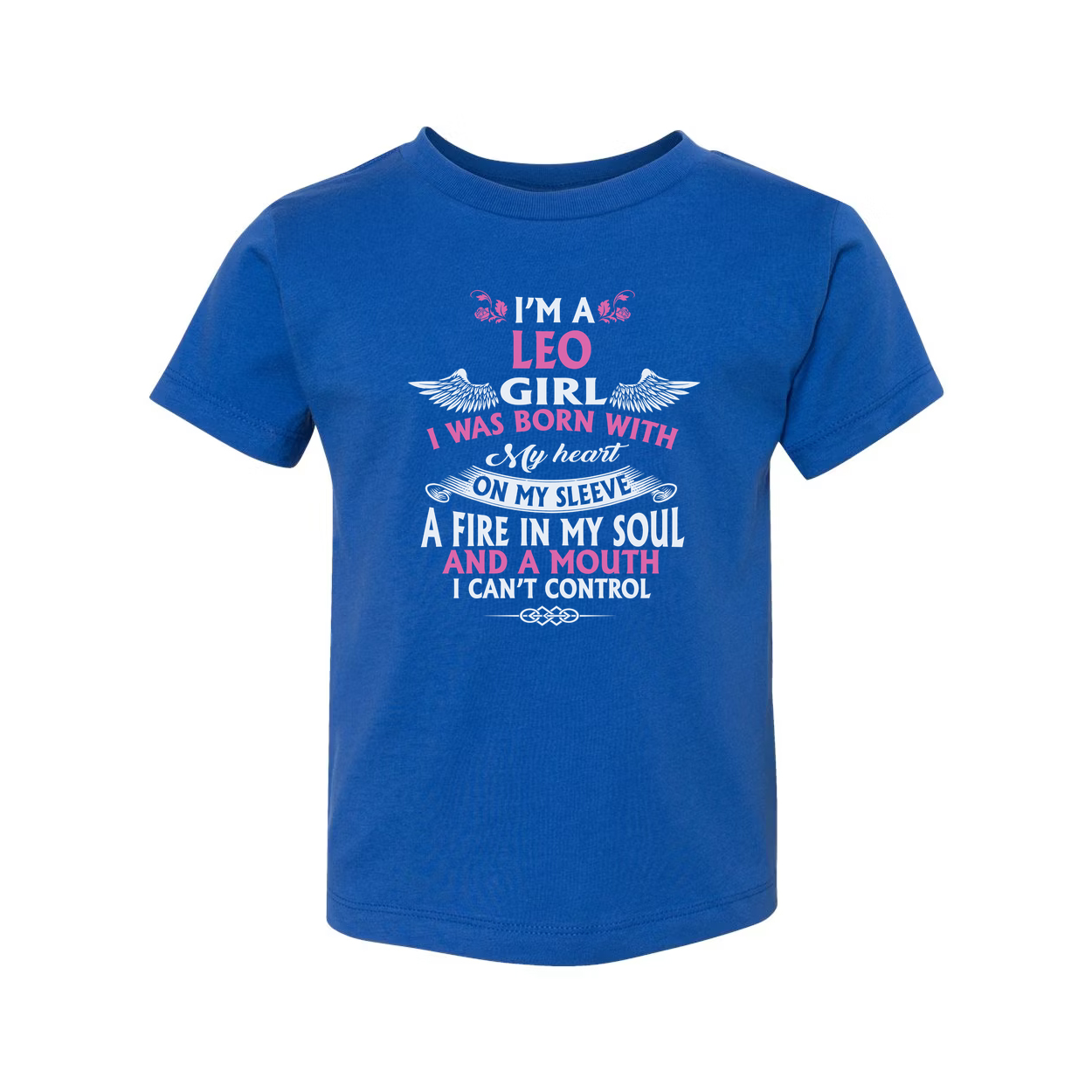 Leo Zodiac Graphic Unisex T Shirt I Am A Leo Girl Born With A Heart On My Sleeve