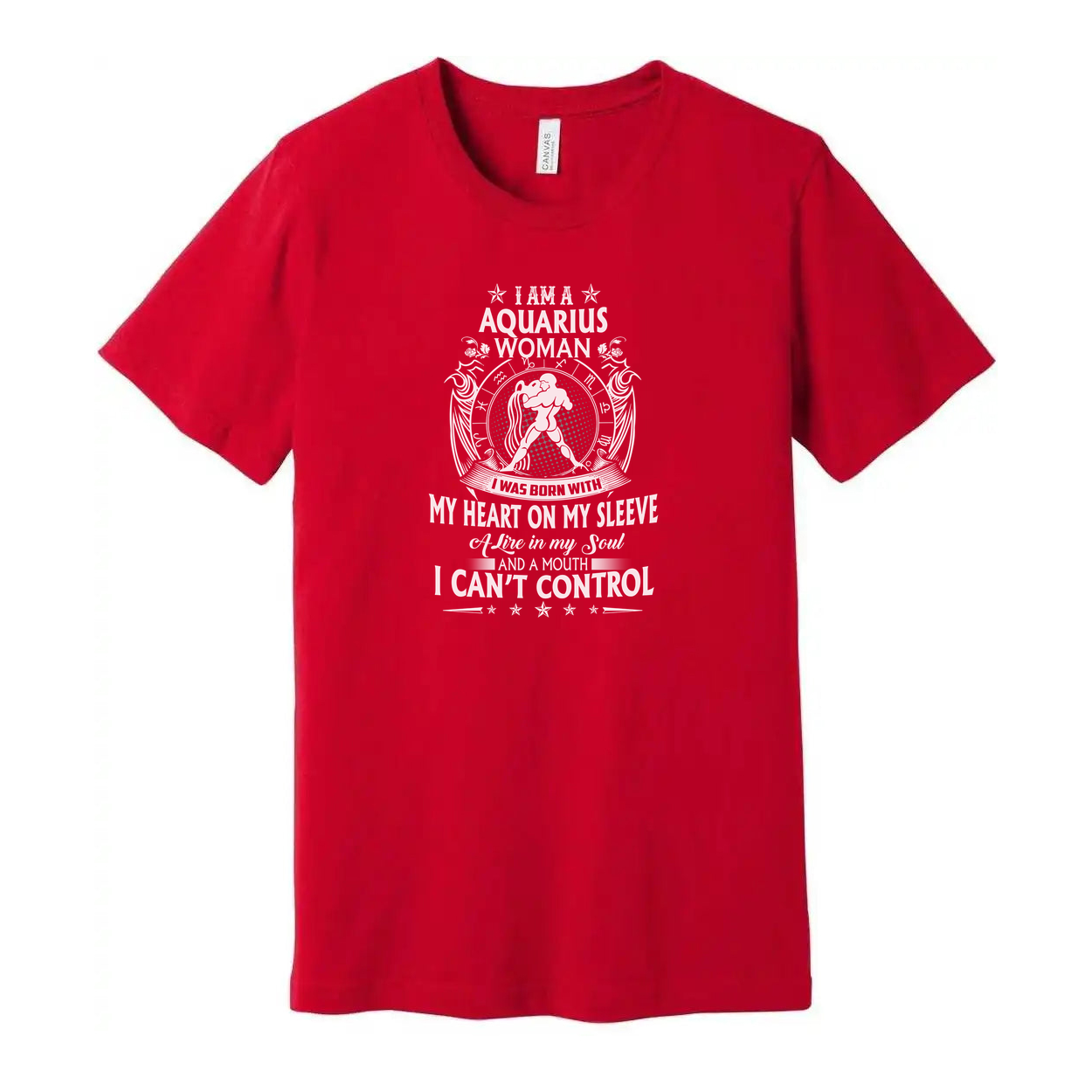 Zodiac Aquarius Unisex T Shirt With Aquarius Woman Quote And Graphic Design For Astrology Fans