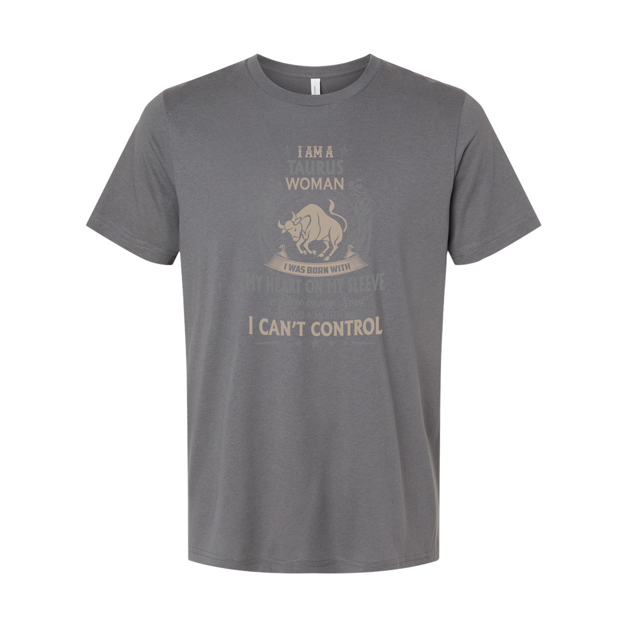 Zodiac Taurus Woman Graphic T Shirt Unisex I Am A Taurus Woman I Was Born With My Heart On My Sleeve