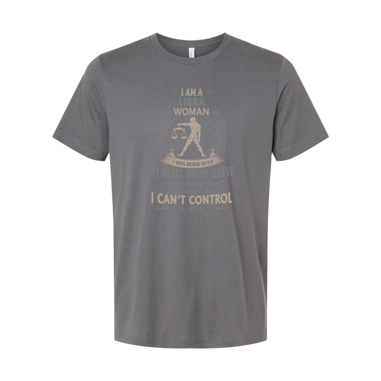 Libra Zodiac Unisex T Shirt With Intricate Graphic Emblem And Inspirational Quote Design For Women And Men