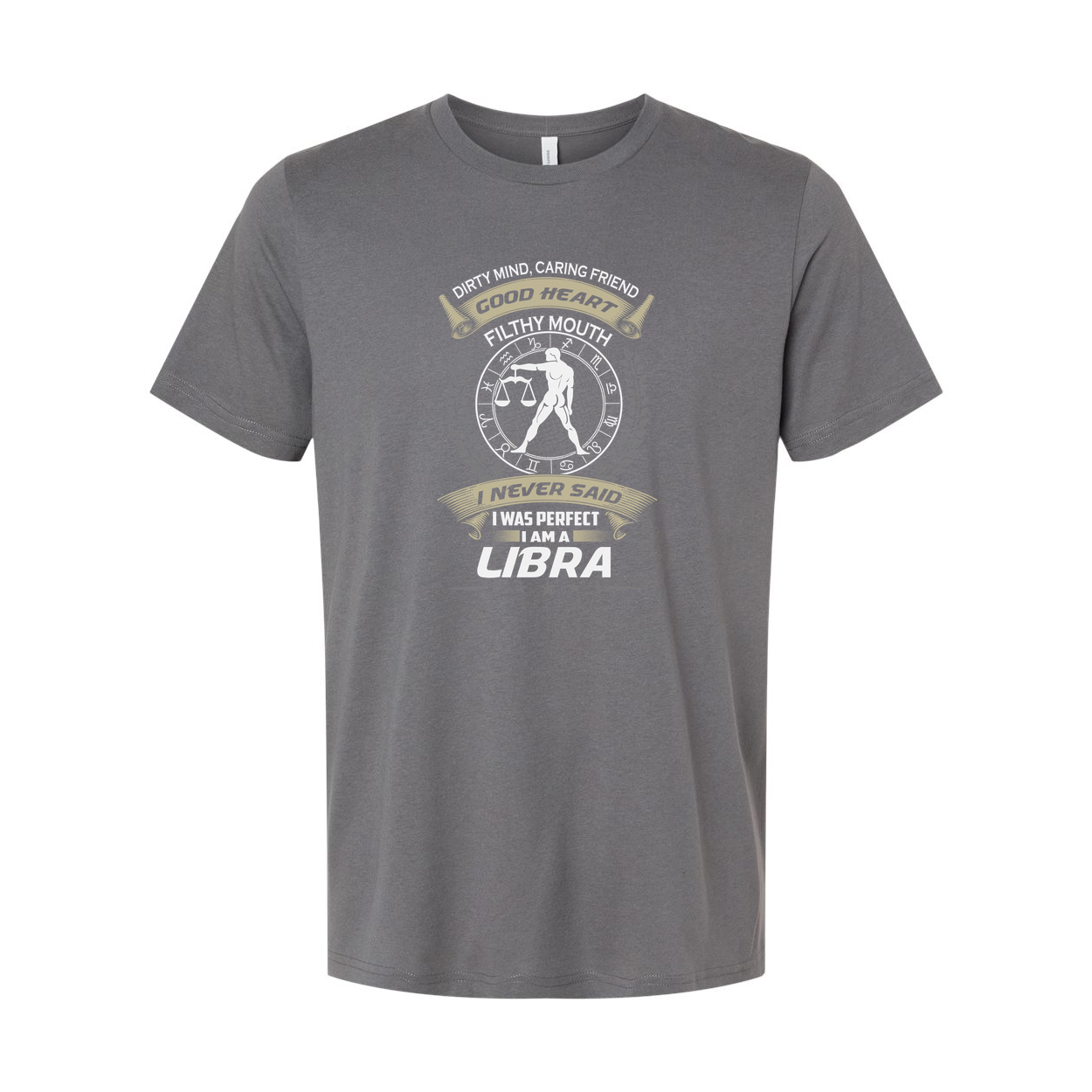 Libra Zodiac Graphic Tee For Men And Women Unisex Casual Comfort With Circle Emblem And Script