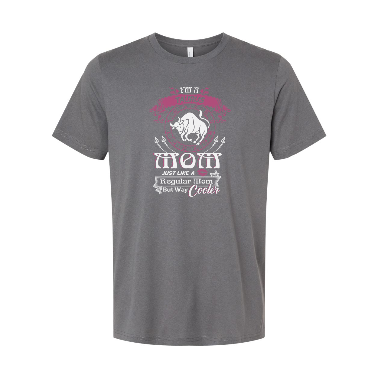 Unisex Taurus Zodiac Sign Graphic Tee With Moon Circle Design For All Seasons And Everyday Wear