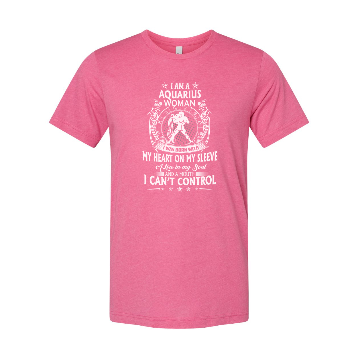 Zodiac Aquarius Unisex T Shirt With Aquarius Woman Quote And Graphic Design For Astrology Fans