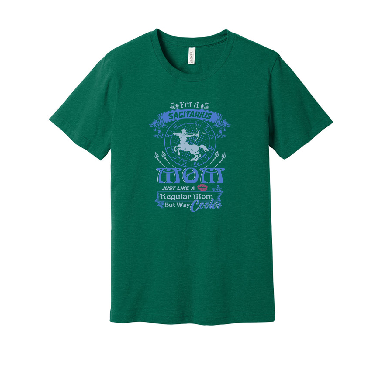 Sagittarius Mom Graphic Tee Unisex Zodiac Shirt With Quote Just Like A Regular Mom But Way Cooler