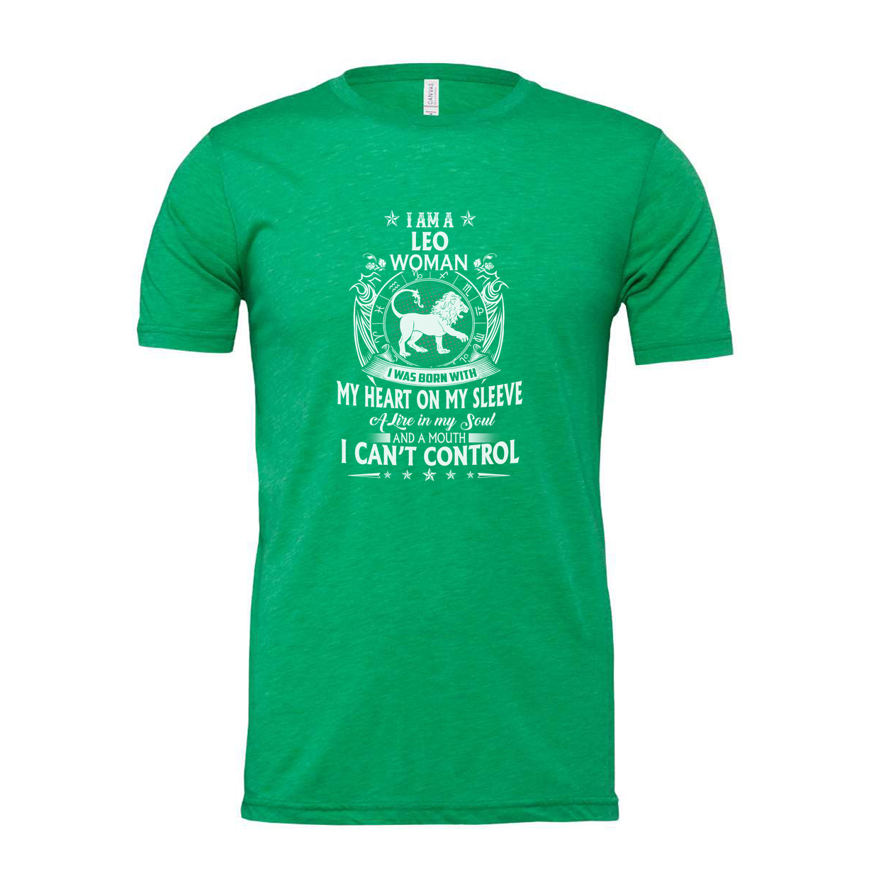 Leo Zodiac Woman Unisex T Shirt With Crest Emblem And I Am A Leo Woman Quote Graphic Design