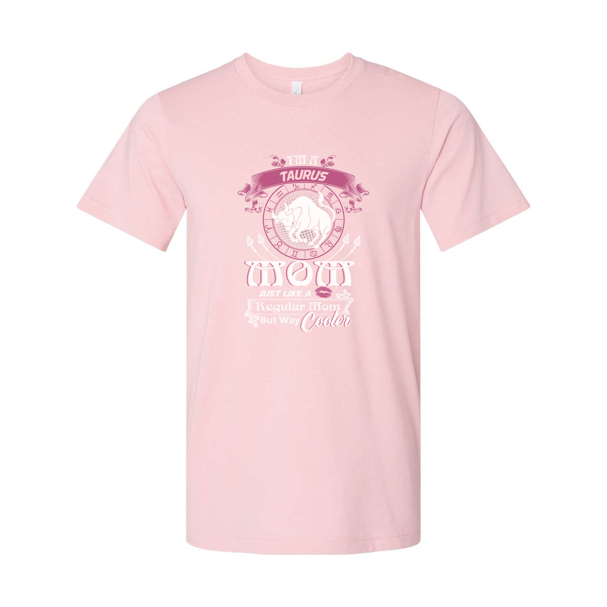 Unisex Taurus Zodiac Sign Graphic Tee With Moon Circle Design For All Seasons And Everyday Wear