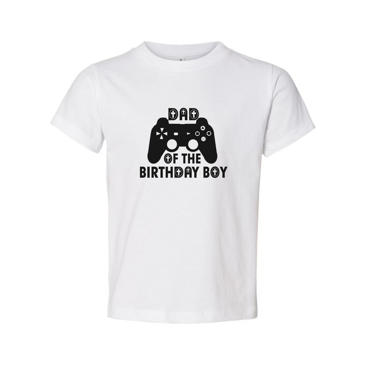 Unisex Graphic T Shirt With Gaming Controller Design And Birthday Boy Text For Gamers
