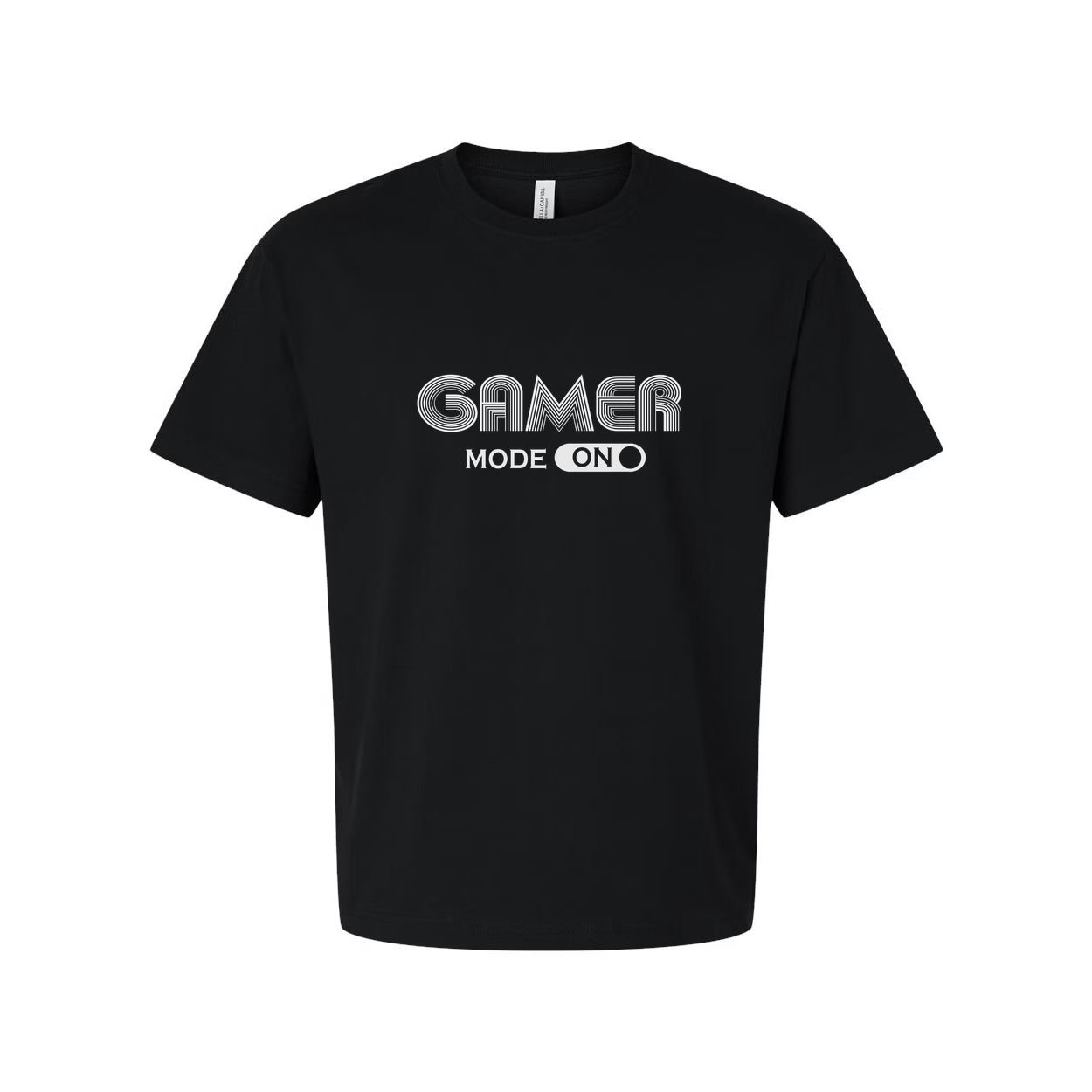 Gamer Mode On Graphic T Shirt For Men Women Unisex Casual Tee With Stylized Line Art Print