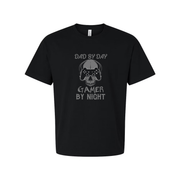 Dad By Day Gamer By Night Graphic T Shirt