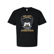 Never Underestimate A Gamer Ambition Graphic Tee