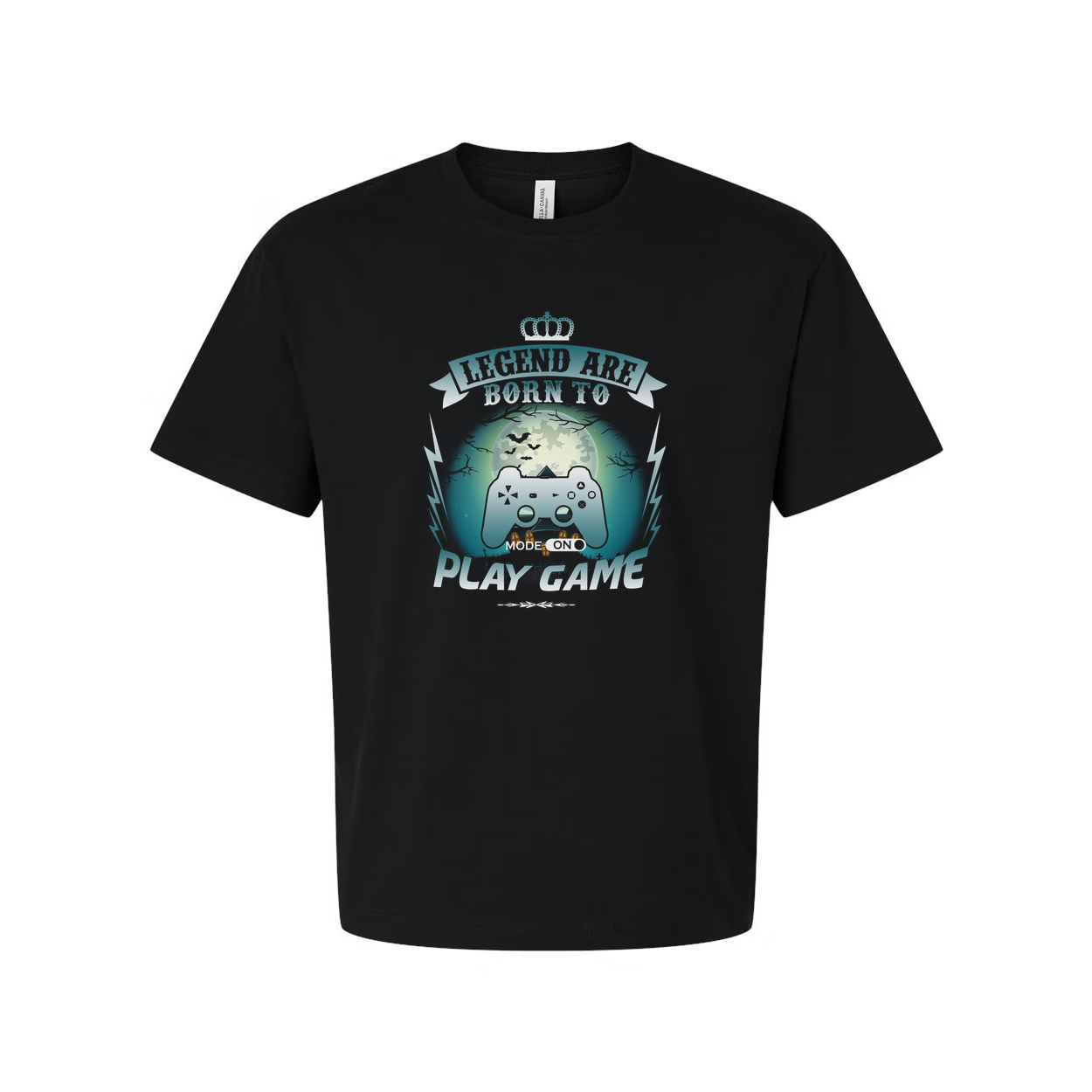 Unisex Gaming Graphic T Shirt With Legend Are Born To Play Game Artwork For Gamers