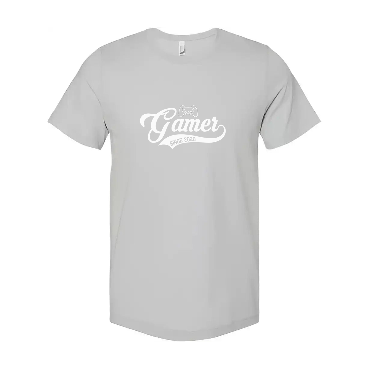 Gamer Logo Graphic T Shirt Unisex Short Sleeve Casual Tee For Gaming Enthusiasts